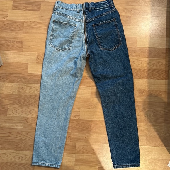 REVICE two-toned distressed jeans high rise SZ 28 - Picture 3 of 7